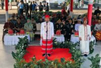 Gubernur Sulawesi Selatan, Andi Sudirman Sulaiman bertindak sebagai Inspektur Upacara Hari Lahir Pancasila Tahun 2023