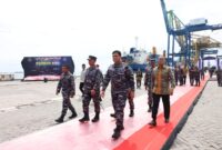 Kepala Staf Angkatan Laut (KSAL) Laksamana TNI Muhammad Ali kembali meninjau lokasi Opening Ceremony Multilateral Naval Exercise Komodo (MNEK) 2023