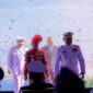 Gubernur Sulawesi Selatan, Andi Sudirman Sulaiman mendampingi Panglima TNI, Bapak Laksamana TNI Yudo Margono