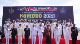 Gubernur Sulawesi Selatan, Andi Sudirman Sulaiman menyambut baik atas penyelenggaraan Multilateral Naval Exercise Komodo (MNEK) 2023