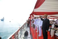 Event Multilateral Naval Exercise Komodo (MNEK) 2023 berskala internasional secara resmi dilaksanakan di Kota Makassar