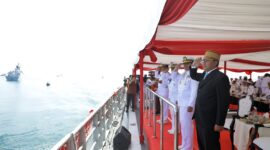 Event Multilateral Naval Exercise Komodo (MNEK) 2023 berskala internasional secara resmi dilaksanakan di Kota Makassar