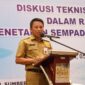 Penjabat Sekertaris Daerah Provinsi Sulawesi Selatan (Sulsel), Andi Darmawan Bintang, membuka Diskusi Teknis Tim Kajian Dalam Rangka Penetapan Sempadan Danau Tempe