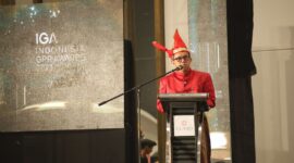 Ceo Humas Indonesia, Asmono Wikan menyanjung Lorong Wisata yang ada di Kota Makassar