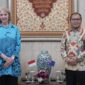 Konjen Australia Bronwyn Robbins berpamitan secara langsung kepada Wali Kota Makassar Moh Ramdhan Pomanto