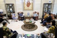 Wali Kota Makassar Moh Ramdhan Pomanto melakukan pertemuan dengan Dubes Korea Selatan untuk Indonesia Mr Lee San Deok