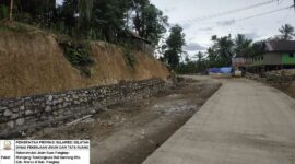 Pemerintah Provinsi Sulawesi Selatan melalui Dinas Bina Marga dan Bina Konstruksi tengah progres dalam penanganan rekonstruksi jalan