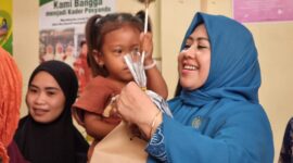 Ketua Tim Penggerak PKK Kota Parepare Hj Erna Rasyid Taufan melaunching Rumah Gizi 