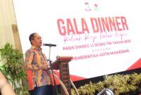 Wali Kota Makassar Moh Ramdhan Pomanto mengajak peserta KKDN Pasis Dikreg LI Sesko TNI TA 2023 menguji kebenaran branding Makassar Kota Makan Enak