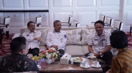 Penjabat (Pj) Sekertaris Daerah Provinsi Sulawesi Selatan (Sulsel), Andi Darmawan Bintang, memimpin Rapat Koordinasi