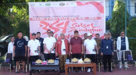 Gubernur Provinsi Sulawesi Selatan (Sulsel), Andi Sudirman Sulaiman, menyampaikan selamat bertanding, dan tetap menjaga sportifitas
