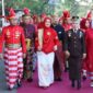 Wakil Wali Kota Makassar, Fatmawati Rusdi turut hadiri upacara pengibaran bendera merah putih, 17 Agustus 2023