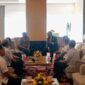 Gubernur Sulawesi Selatan, Andi Sudirman Sulaiman menerima kunjungan Kepala Badan Narkotika Nasional Provinsi (BNNP) Sulawesi selatan