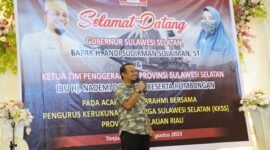 Gubernur Andi Sudirman menyampaikan terima kasih atas sambutan dan semangat para perantau asal Sulsel yang tersebar di Provinsi Kepulauan Riau