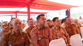 Camat Mamajang M. Ari Fadli, S.STP menghadiri peresmian perubahan Nama Jalan Cenderawasih dulunya berubah nama menjadi Jalan Opu Daeng Risadju
