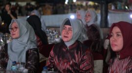 Ketua Dewan Kerajinan Nasional Daerah (Dekranasda) Kota Makassar Indira Yusuf Ismail menghadiri acara Malam Ramah Tamah Expo Dekranasda Kreatif Andalan tahun 2023