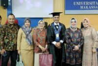 Ketua TP PKK Kota Makassar Indira Yusuf Ismail hadir mewakili Wali Kota Makassar Moh. Ramdhan Pomanto dalam sidang senat akademik pengukuhan Prof. Dr. Eng. Ir. Asri Jaya HS, S.T., M.T., IPM.