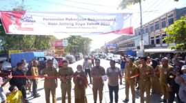 Gubernur Sulawesi Selatan, Andi Sudirman Sulaiman meresmikan Pekerjaan Rekonstruksi Ruas Jalan Antang Raya