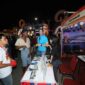 Puluhan stand mengisi pagelaran seni, budaya dan hiburan Makassar International Eight Festival and Forum
