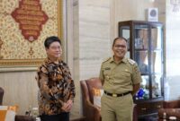 Wali Kota Makassar Moh Ramdhan Pomanto menerima audiensi Kepala Kantor Konsuler Jepang Makassar Ohashi Koichi