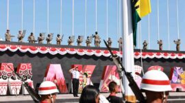 Wali Kota Makassar Moh Ramdhan Pomanto memimpin langsung Upacara Gladi Kotor dan Gladi Bersih peringatan Hari HUT RI ke-78