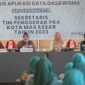Ketua TP PKK Makassar Indira Yusuf Ismail mendorong penguatan penginputan dan pemutakhiran data warga dengan pemanfaatan IT