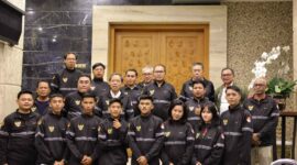 Wali Kota Makassar Moh Ramdhan Pomanto memberi motivasi dan semangat kepada Kontingen Federasi Barongsai Sulsel dalam helatan Kejuaraan Dunia Barongsai 14 Th