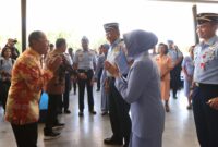 Wali Kota Makassar Moh Ramdhan Pomanto mendampingi Kepala Staf Angkatan Udara (KASAU) Marsekal TNI Fadjar Prasetyo dan Danlanud Sultan Hasanuddin Marsma TNI Benny Arfan meresmikan Baseops Lanud Sultan Hasanuddin