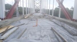 Pembangunan jembatan Pacongkang di Kabupaten Soppeng bakal segera diresmikan