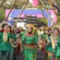 Ratusan siswa SD dan SMP dari berbagai sekolah di Kota Makassar mengikuti karnaval dan pertunjukan drumband yang meriah
