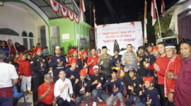 Kelurahan Maccini Sombala menggelar malam ramah tamah/pesta rakyat sebagai rangkaian dari perayaan Hari Ulang Tahun (HUT) RI yang ke-78