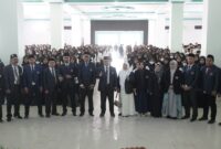 Dalam menyambut mahasiswa baru UMpalopo melakukan kegiatan pengenalan kehidupan kampus Mahasiswa baru (PKKMB)