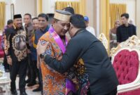 Penjabat (Pj) Gubernur Sulsel, Bahtiar Baharuddin dan Pj Ketua TP-PKK Sulsel, Sofha Marwah Bahtiar, melakukan kunjungan kerja ke Kabupaten Bone