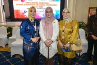 Penjabat (Pj) Ketua Dewan Kerajinan Nasional Daerah (Dekranasda) Provinsi Sulawesi Selatan (Sulsel), Sofha Marwah Bahtiar, menghadiri Rapat Kerja Nasional (Rakernas) Dekranas Tahun 2023