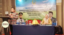 Dinas Pemberdayaan Masyarakat Provinsi Sulawesi Selatan mengadakan Bimbingan Teknis Peningkatan Kapasitas Pengelolaan Kawasan Perdesaan Tahun Anggaran 2023