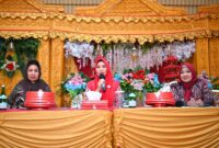 Penjabat (Pj) Ketua TP PKK Provinsi Sulawesi Selatan (Sulsel) Sofha Marwah Bahtiar melakukan silaturahmi dengan Pengurus PKK Sulsel