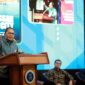 Wali Kota Makassar Moh Ramdhan Pomanto memaparkan langkah dirinya dan Wakil Wali Kota Makassar Fatmawati Rusdi dalam mewujudkan visi-misi Makassar Sombere’ & Smart City