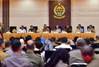 Penjabat Gubernur Sulsel, Bahtiar Baharuddin, menyampaikan siap mendukung Pangdam XIV Hasanuddin, dan semakin memperkuat kolaborasi dan sinergitas