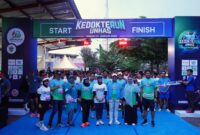 Ketua DPRD Sulsel, Andi Ina Kartika Sari hadir sekaligus menjadi pelari dalam KedokteRun Unhas Fakultas Kedokteran Universitas Hasanuddin (UNHAS)