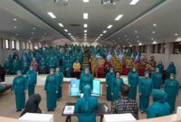 Ketua TP PKK Kota Makassar Indira Yusuf Ismail secara resmi melantik 12 Ketua TP PKK Kecamatan