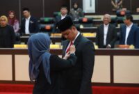 Muhammad Aslim resmi dilantik sebagai Pengganti Antar Waktu (PAW) anggota DPRD Sulawesi Selatan
