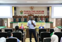 Kali ini Dr. Prosper S Maguchu seorang dosen ahli hukum pidana korupsi dan pencucian uang dari Vrije Universiteit, Amsterdam, Selasa (20/02/2024).