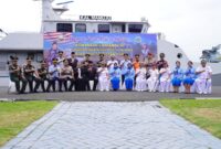 Ketua DPRD Sulsel, Andi Ina Kartika Sari menghadiri upacara serah terima jabatan dan pisah sambut Komandan Pangkalan Utama TNI AL VI