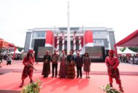 Penjabat Sekretaris Daerah Provinsi Sulawesi Selatan, Andi Muhammad Arsjad, menghadiri peresmian gedung baru Kantor Wilayah Kemenkumham Sulsel