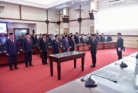 Penjabat Gubernur Sulsel, Prof Zudan Arif Fakrulloh, melantik Andi Darmawan Bintang sebagai Penjabat Sekretaris Daerah Provinsi Sulsel