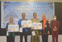 Pekan Nasional 2024 yang mengusung tema “Optimalisasi Peran Gen Z dalam Mewujudkan SDG’s 2030 melalui Saintis Kreatif, Produktif, dan Inovatif di Era Society 5.0” resmi ditutup pada Minggu (10/11/2024) di CH FIP UNM.