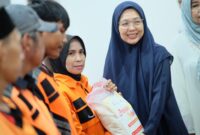 Ketua TP PKK Kota Makassar, Melinda Aksa, bersama Permabudhi Sulawesi Selatan (Sulsel), menggelar aksi peduli kasih di Masjid Cheng Hoo Tanjung Bunga