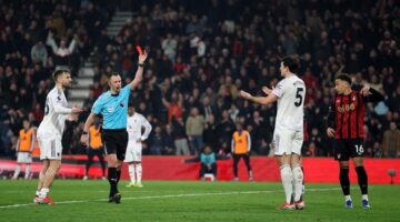 MU Ditahan Bournemouth 2-2, Kartu Merah Maguire Ubah Jalannya Laga