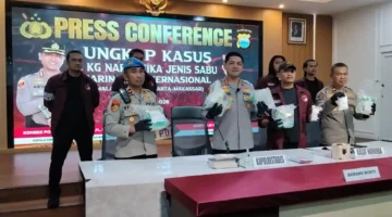 Polrestabes Makassar Bongkar Sindikat Narkoba Internasional, Sita Sabu Senilai Rp12 Miliar